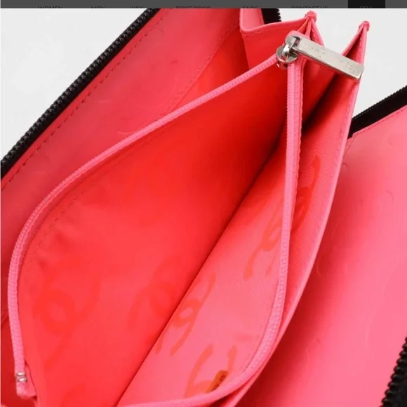 Authentic Chanel Black Calfskin Cambon Long Zip Wallet w Authenticity card - Picture 3 of 11